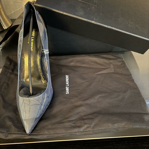 Saint Laurent black and clear pumps new with box - Picture 3 of 4